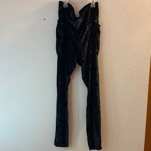 Fabletics Black Velvet Leggings